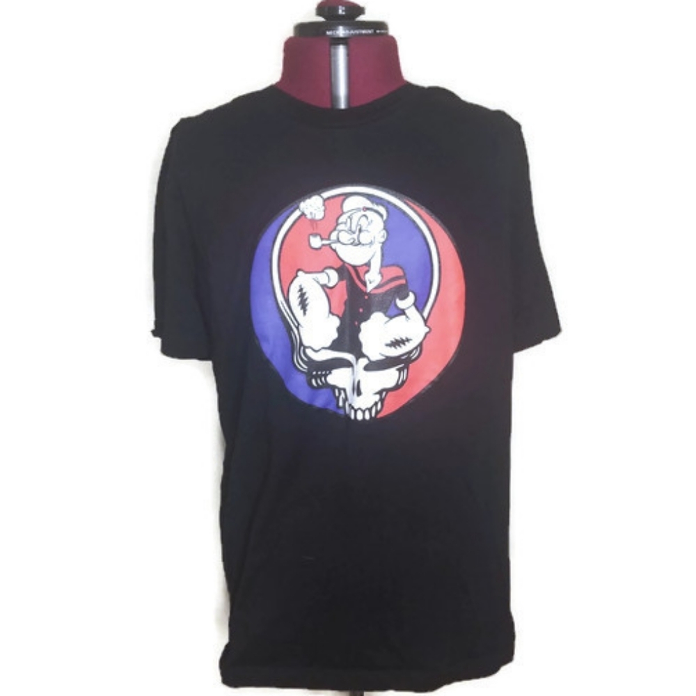 Dr Romanelli Popeye Steal Your Face Grateful Dead shirt *Rare*